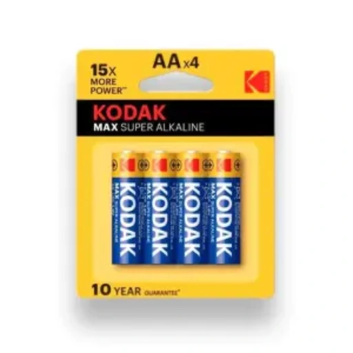 Kodak Alkaline AA4 Blister pack of 4 units