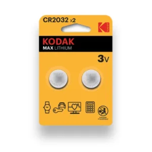 [7085] Kodak CR-2032 Max Lithium Blister pack of 2 units