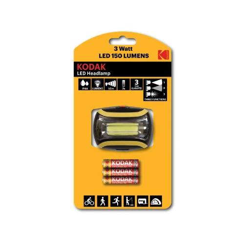 Kodak FSL Headlamp LED Lumens 150